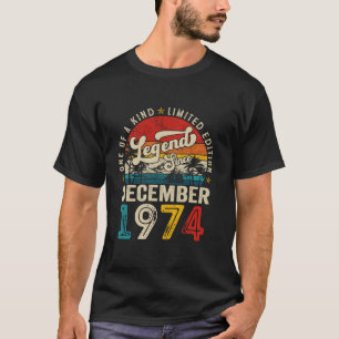 50 Year Old Legend since December 1974 50th Birthd T-Shirt