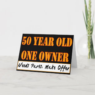 50 Year Old, One Owner - Needs Parts, Make Offer Card