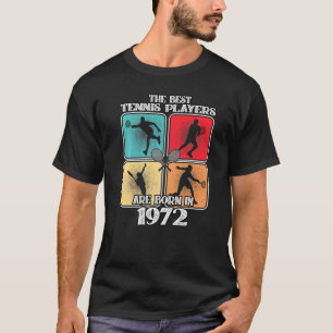 50 Year Old Tennis Player 1972 50th Birthday Vinta T-Shirt