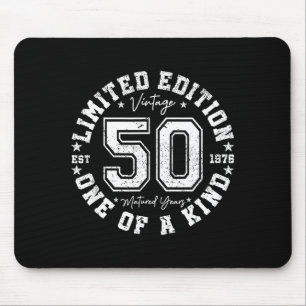 50 Year Old Vintage 1976 Limited Edition 50th Birt Mouse Pad