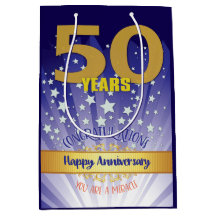 50 Year Recovery Anniversary Bold Numeral
