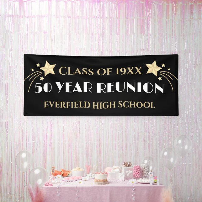  50 Years! 10 Ft Big Class Reunion banner (Party)
