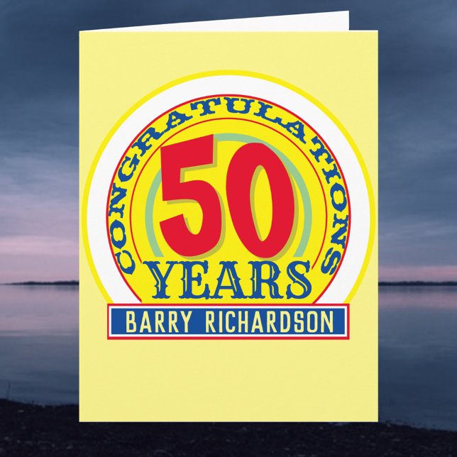 50 Years Celebration Card (Creator Uploaded)