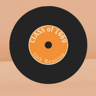 50 years! Customizable, Class reunion coasters
