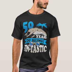 50 Years Fantastic Whale Watcher Birthday T-Shirt