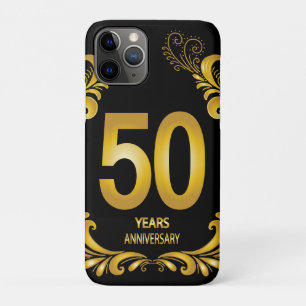 50 Years Gold Glitter Anniversary Case-Mate iPhone Case
