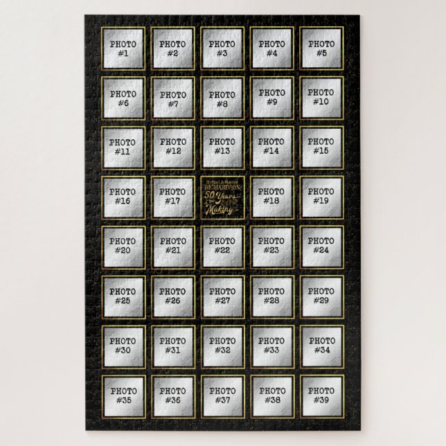 50 Years in the Making, Anniversary 39 Photo Jigsaw Puzzle (Vertical)