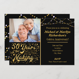 50 Years in the Making - Golden Anniversary Invitation