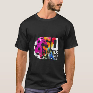 50 YEARS OF BEING AWESOME PICKLEBALL 50TH BIRTHDAY T-Shirt