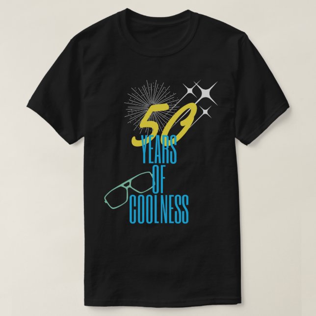 50 years of coolness T-Shirt (Design Front)
