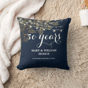 "50 Years of Forever: An Anniversary to Remember" Cushion