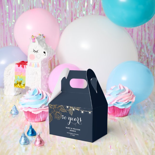 "50 Years of Forever: An Anniversary to Remember" Favour Box (Party)