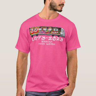 50 Years Of Hip Hop 50Th Anniversary Retro Subway T-Shirt