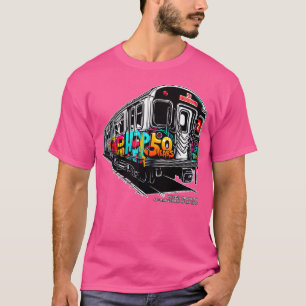 50 Years Of Hip-Hop Bronx Subway Graffiti 50Th Ann T-Shirt