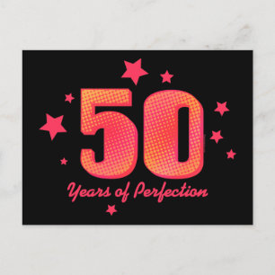 50 Years of Perfection Postcard