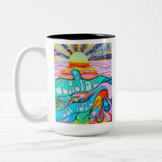 50 Years of Seaside Two-Tone Coffee Mug