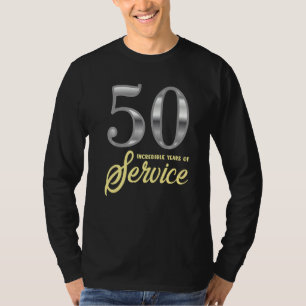 50 Years Of Service 50th Employee Anniversary Appr T-Shirt