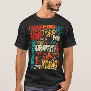50 Years Old 50th Anniversary Of Hip Hop Graffiti T-Shirt