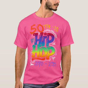 50 Years Old 50Th Anniversary Of Hip Hop Womens Me T-Shirt