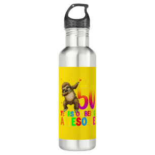 50 Years Old Birthday Sloth Dabbing 50th Birthday  710 Ml Water Bottle