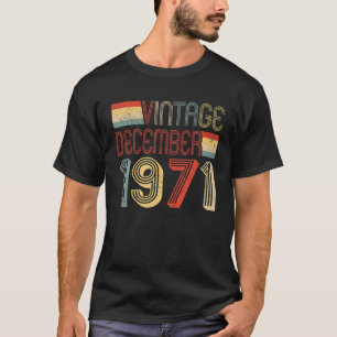 50 Years Old Decoration 50Th Birthday Vintage Dece T-Shirt