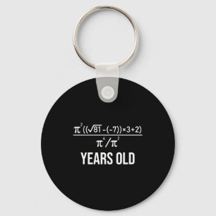 50 Years Old Equation Funny 50th Birthday Math  Key Ring
