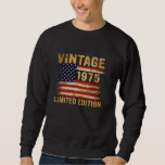 50 Years Old Gifts Vintage 1975 50th Birthday Amer Sweatshirt<br><div class="desc">50 Years Old Gifts Vintage 1975 50th Birthday American Flag</div>