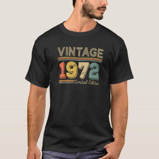 50 Years Old Vintage 1972  50th Birthday T-Shirt