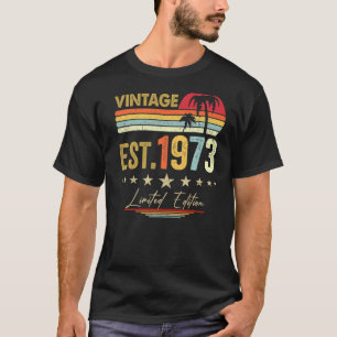 50 Years Old Vintage 1973 50th Birthday 15 T-Shirt