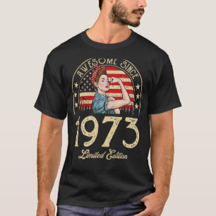 50 Years Old Vintage 1973 50th Birthday 21 T-Shirt