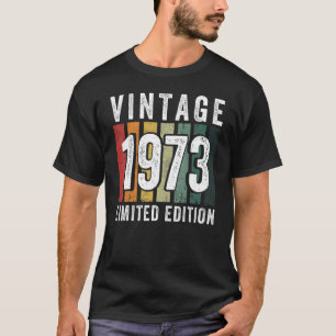50 Years Old Vintage 1973  50th Birthday T-Shirt