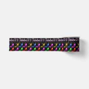 50 YR OLD STILETTO QUEEN GROSGRAIN RIBBON