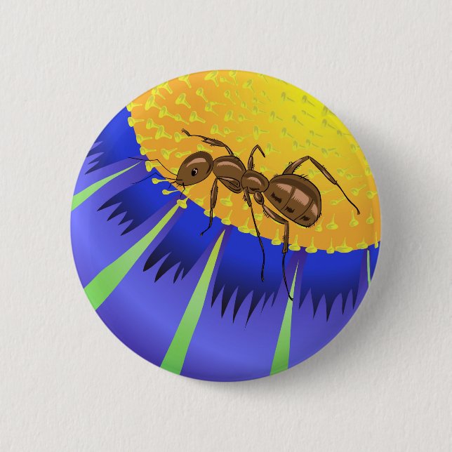 50ant 6 cm round badge (Front)