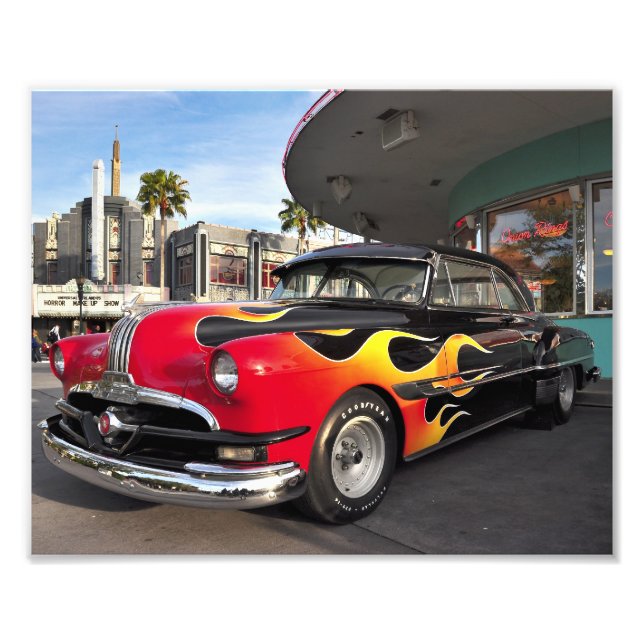 50's American Hot-Rod Photo Print (Front)