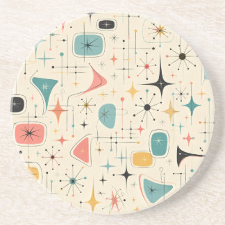 50s Atomic Starburst Coaster