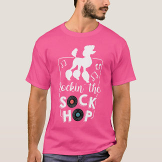 50S Hip Hop Retro 1950S Party Vintage Dance Doggy  T-Shirt