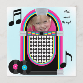 50s Hop Birthday Invitation