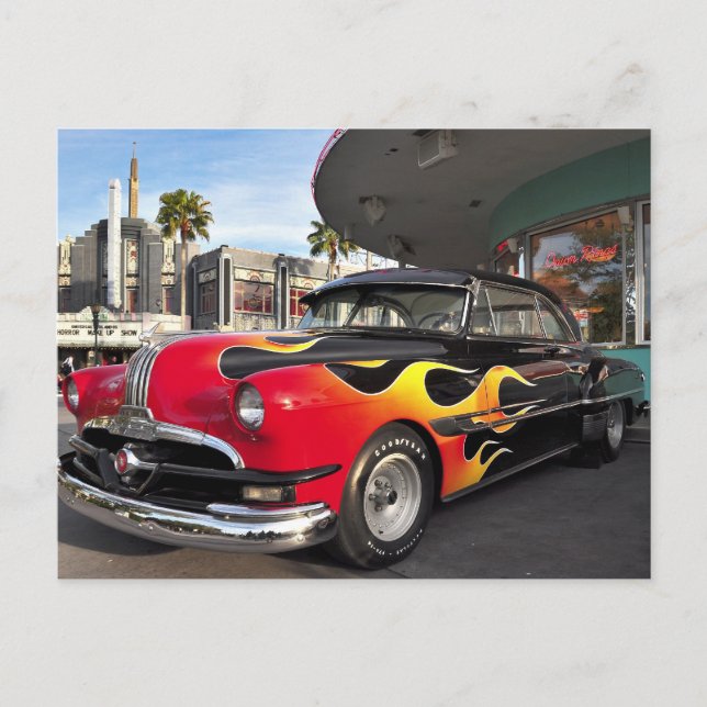 50's Hotrod! Postcard (Front)