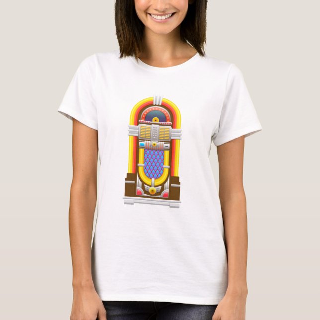 50s old fashioned jukebox T-Shirt (Front)