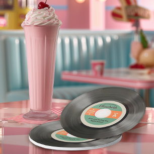 50's Record Style Paper Plate
