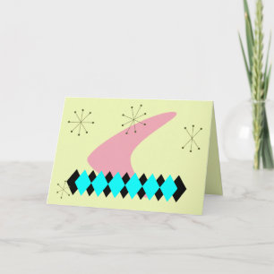 50's Retro Greeting Card