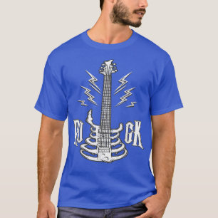 50s Rockabilly 1950s Sock Hop Skeleton Rock N Roll T-Shirt