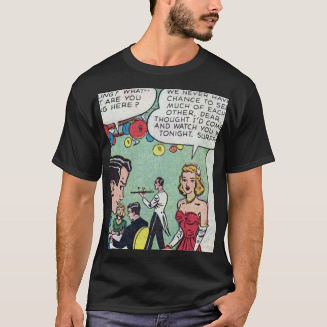 50s Romantic Comic T-Shirt (Front)