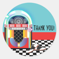 50's Sock Hop Dance Party Jukebox Red Favour
