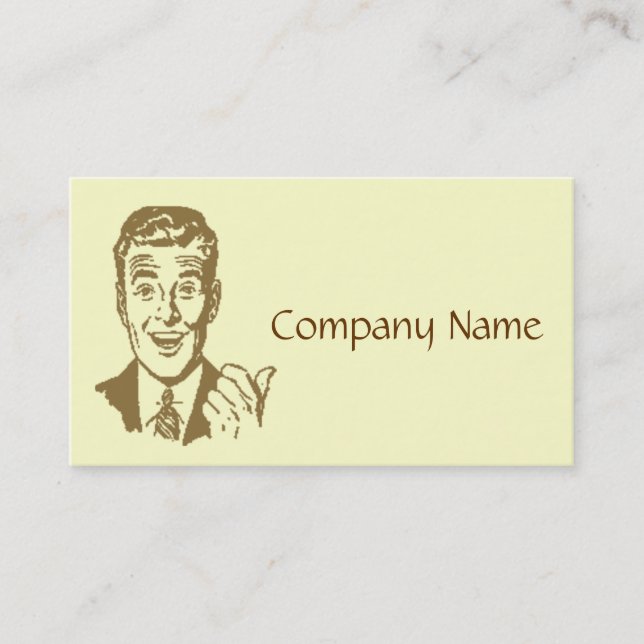 50's Style Business Card (Front)