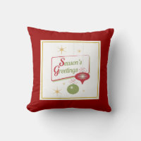 50's Style Christmas Graphic Season's Greetings