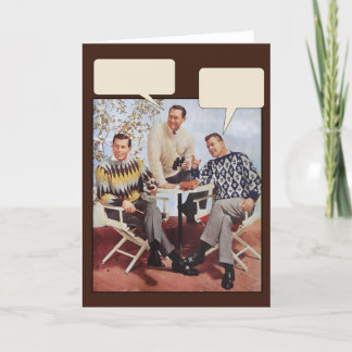 50's Sweater Guys Card
