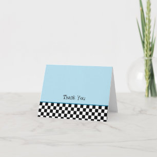 50's Thank You Note Card