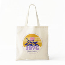 50th 60th birthday modern sun colorful Tote Bag