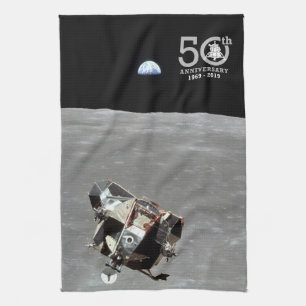 50th Anniversary, Apollo 11 Mission Moon Landing: Tea Towel